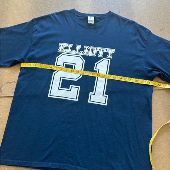 Ezekiel‎ Elliott men’s short sleeve mock-jersey tee-shirt number 21 Size 2XL - Picture 10 of 10